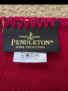 Pendleton Home Collection Red Wool Blanket